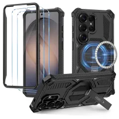 Galaxy S26 Ultra Telefona vāciņš TECH-PROTECT MAGBLAST MAGSAFE + GLASS 2-PACK Samsung Galaxy S26 Ultra
