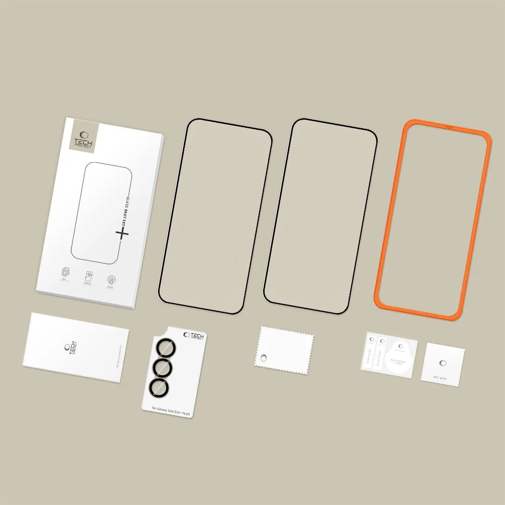 Samsung Galaxy S26 Aizsargstikls  TECH-PROTECT EASY SET+ 3-PACK