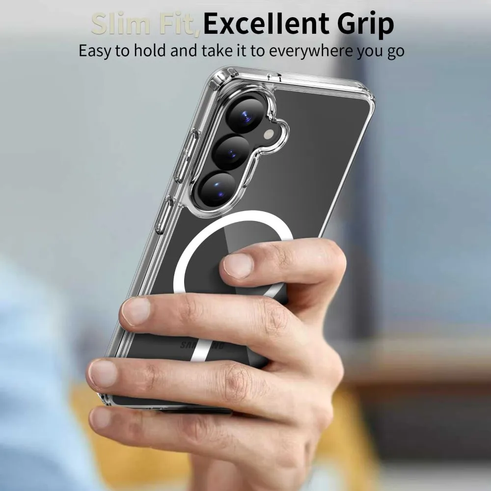 Samsung Galaxy S26 Telefona vāciņš caurspīdīgs TECH-PROTECT FLEXAIR HYBRID MAGSAFE