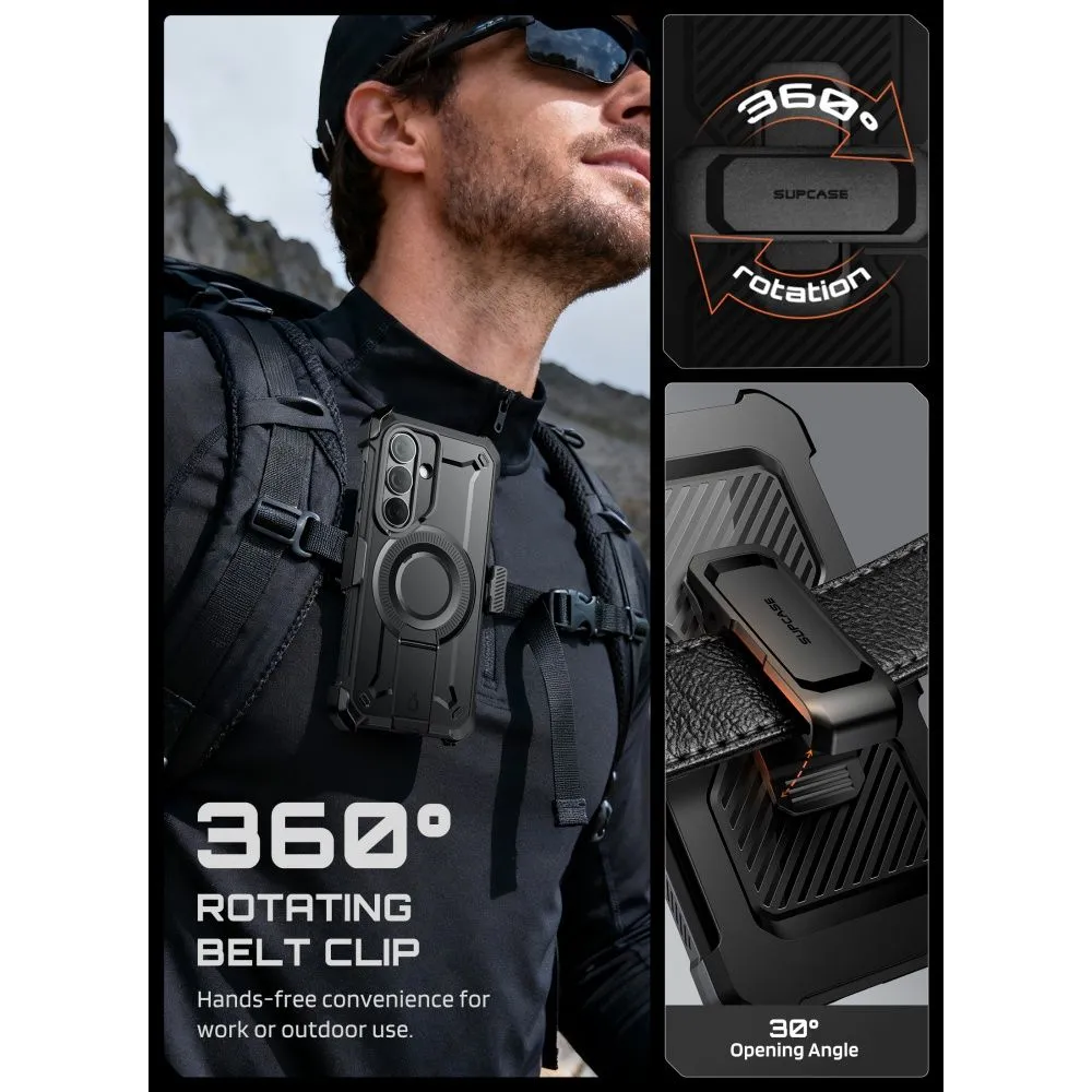 Samsung Galaxy S26 Telefona vāciņš melns SUPCASE UNICORN BEETLE PRO MAG MAGSAFE 2-SET