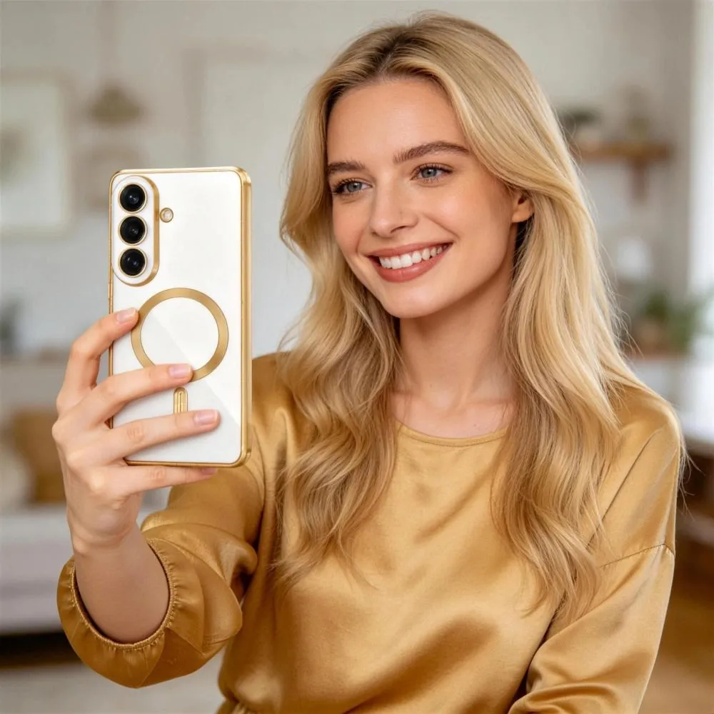 Samsung Galaxy S26 Telefona vāciņš zeltīts TECH-PROTECT MAGFLEX MAGSAFE