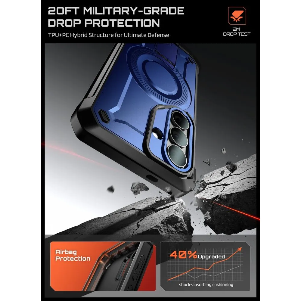 Samsung Galaxy S26 Telefona vāciņš zils SUPCASE UNICORN BEETLE PRO MAG MAGSAFE 2-SET