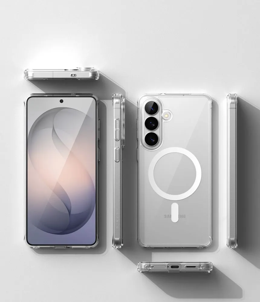 Samsung Galaxy S26 Plus Telefona vāciņš caurspīdīgs RINGKE FUSION MAGNETIC MAGSAFE
