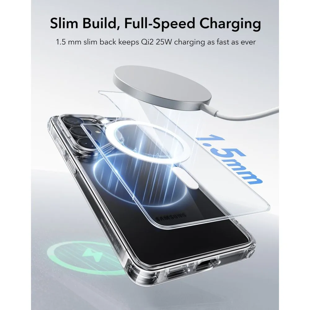 Samsung Galaxy S26 Plus Telefona vāciņš caurspīdīgs ESR CLASSIC HYBRID KICKSTAND MAGSAFE