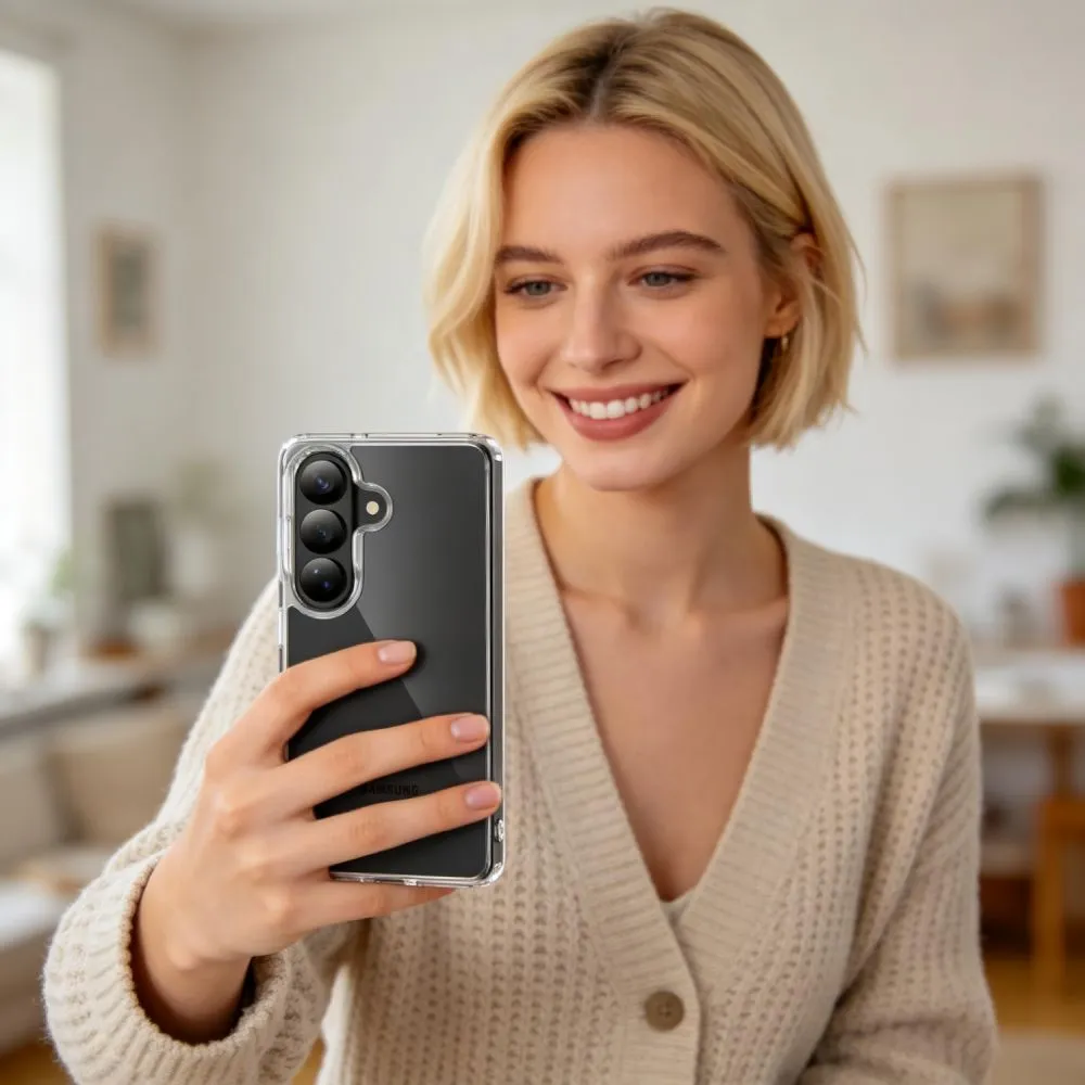 Samsung Galaxy S26 Plus Telefona vāciņš caurspīdīgs TECH-PROTECT FLEXAIR HYBRID