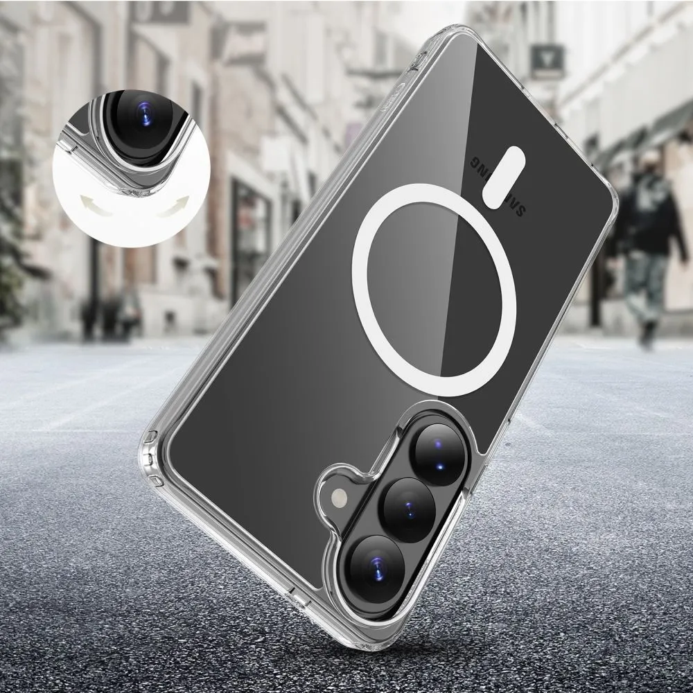 Samsung Galaxy S26 Plus Telefona vāciņš caurspīdīgs TECH-PROTECT FLEXAIR HYBRID MAGSAFE
