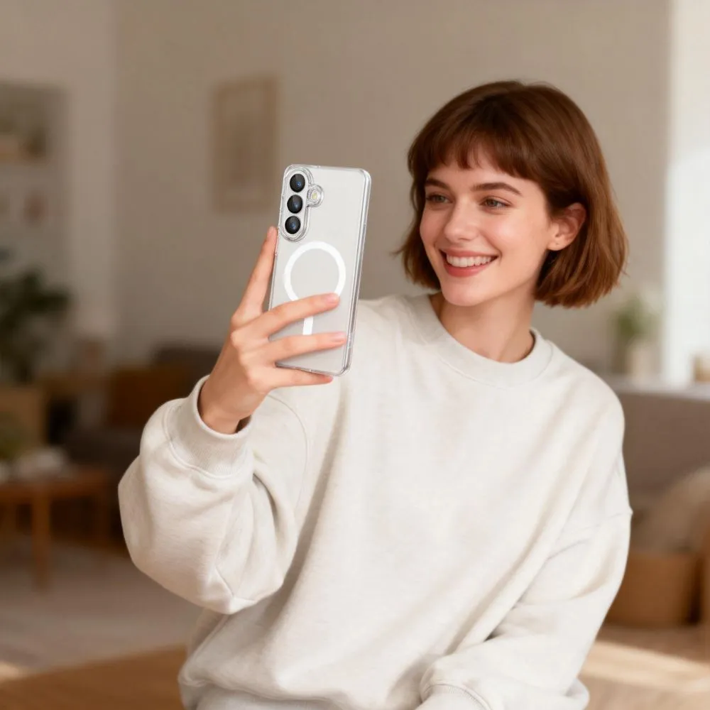 Samsung Galaxy S26 Plus Telefona vāciņš caurspīdīgs TECH-PROTECT FLEXAIR MAGSAFE