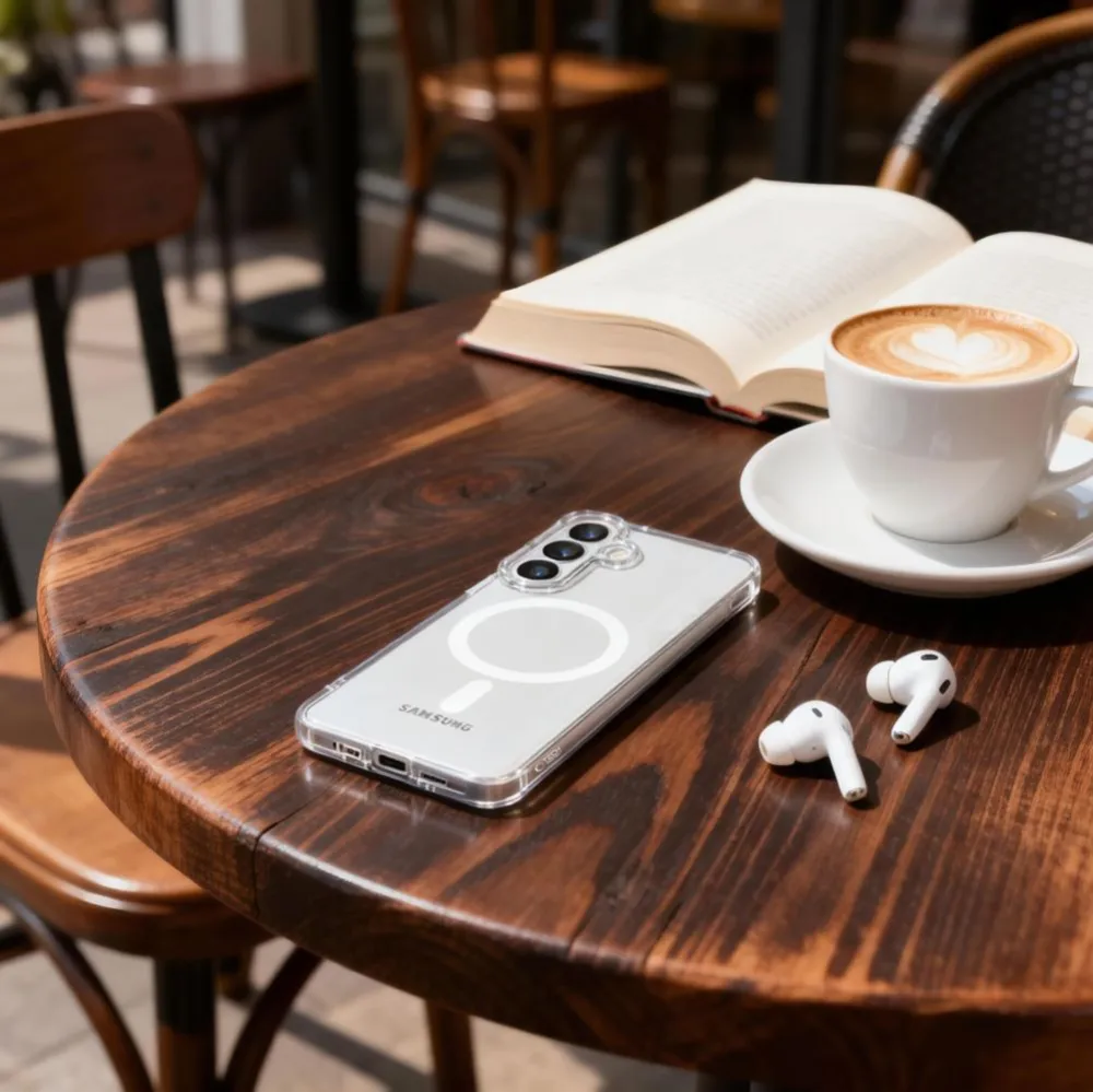 Samsung Galaxy S26 Plus Telefona vāciņš caurspīdīgs TECH-PROTECT FLEXAIR MAGSAFE