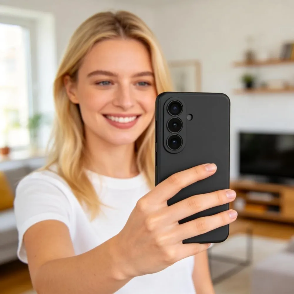 Samsung Galaxy S26 Plus Telefona vāciņš melns TECH-PROTECT SILICONE MAGSAFE