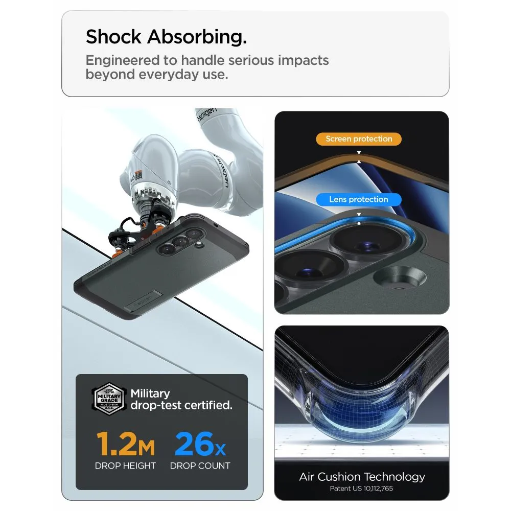 Samsung Galaxy S26 Plus Telefona vāciņš zaļš SPIGEN TOUGH ARMOR MAG MAGSAFE