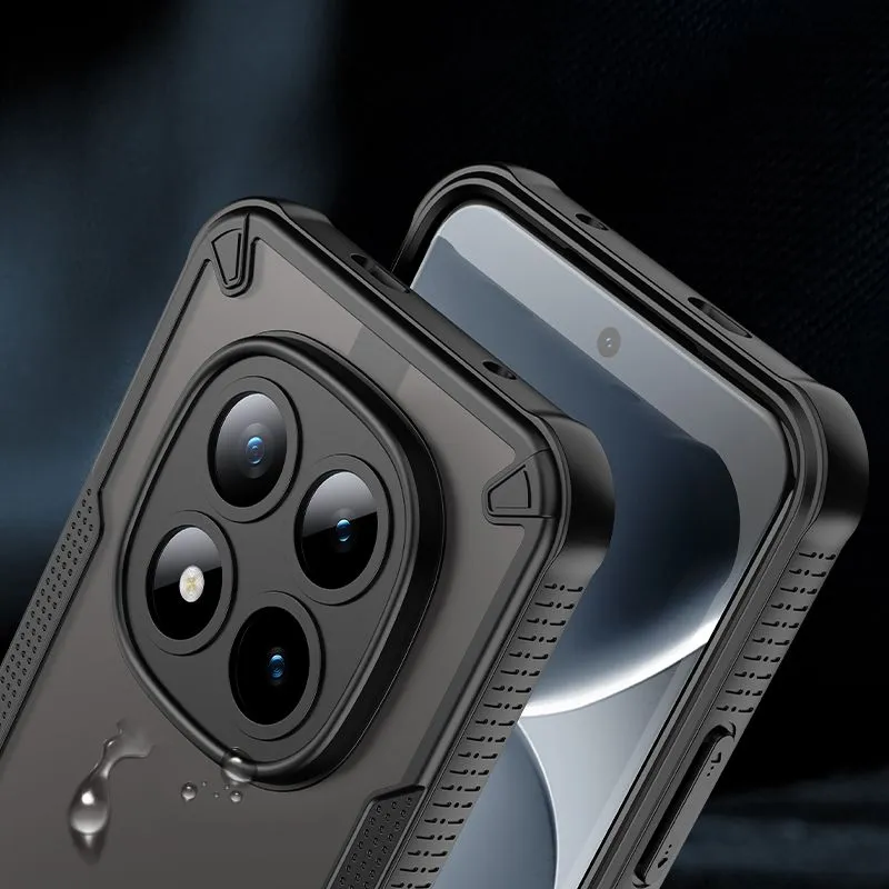 Xiaomi Poco M8 Pro Telefona vāciņš melns TECH-PROTECT RUGGED SHIELD MAGSAFE
