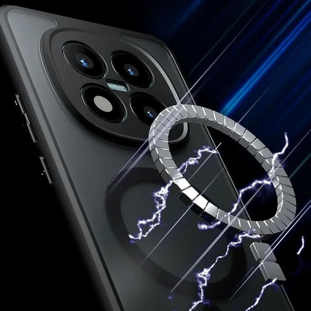 Xiaomi Poco M8 Pro Telefona vāciņš melns TECH-PROTECT MAGMAT MAGSAFE