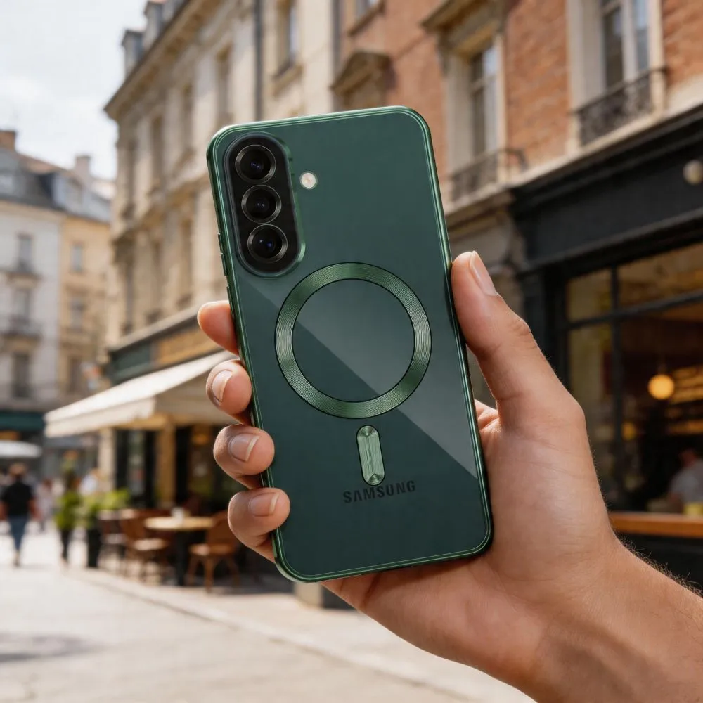 Samsung Galaxy A37 Telefona vāciņš zaļš TECH-PROTECT MAGFLEX MAGSAFE 5G