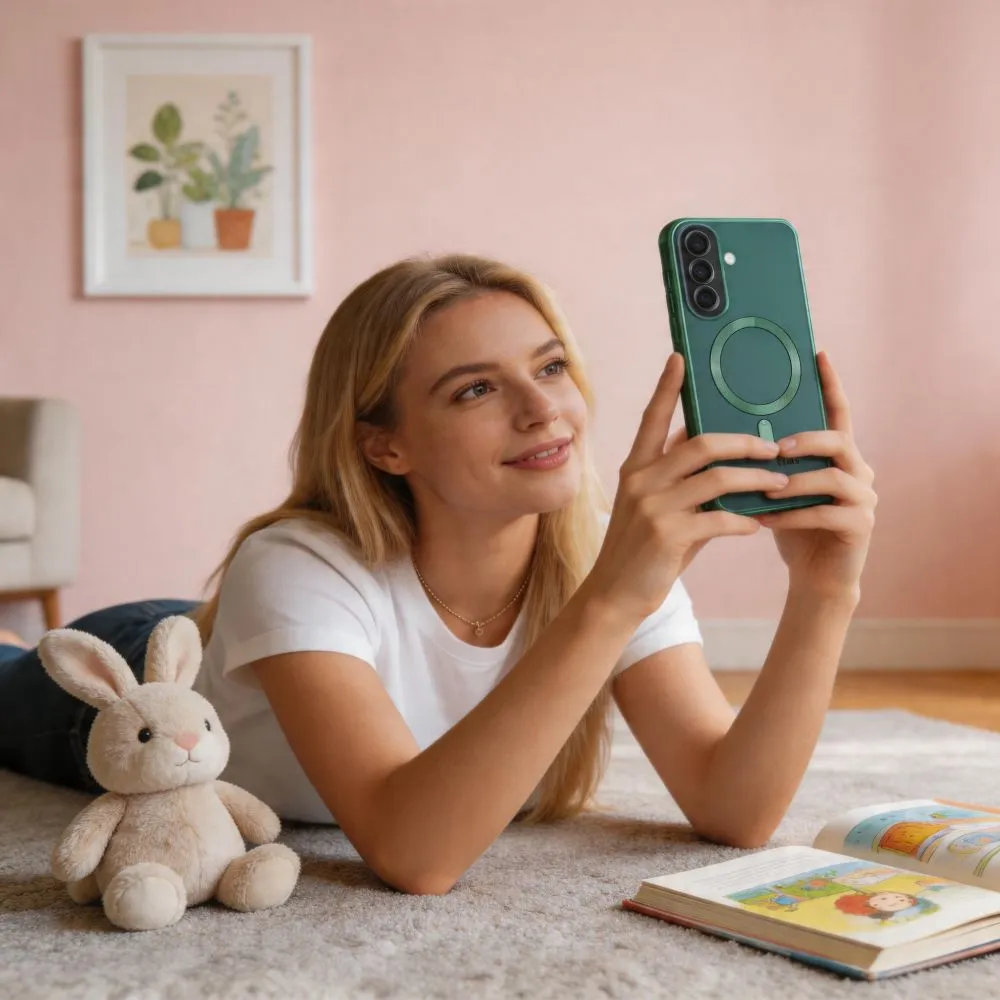 Samsung Galaxy A37 Telefona vāciņš zaļš TECH-PROTECT MAGFLEX MAGSAFE 5G