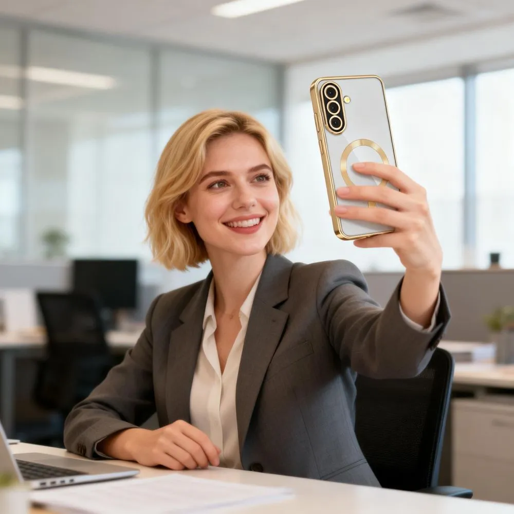 Samsung Galaxy A37 Telefona vāciņš zeltīts TECH-PROTECT MAGFLEX MAGSAFE 5G