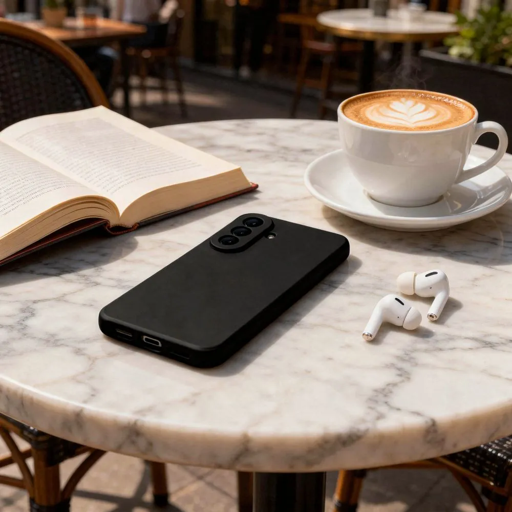 Samsung Galaxy A57 5G Telefona vāciņš melns TECH-PROTECT ICON