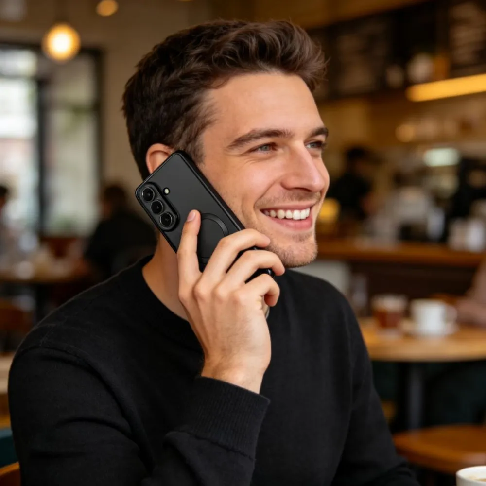 Samsung Galaxy A57 5G Telefona vāciņš melns TECH-PROTECT MAGFLEX MAGSAFE