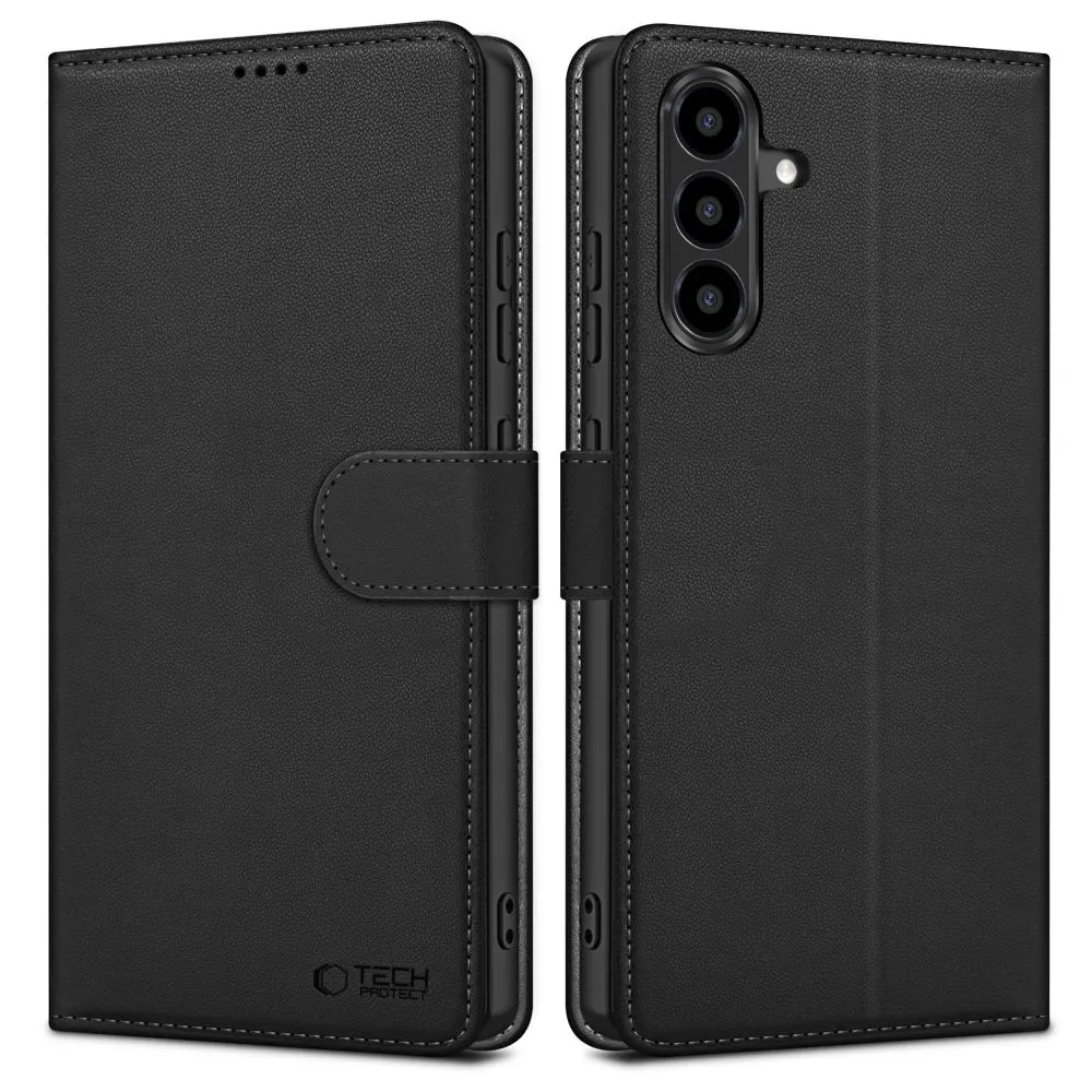 Samsung Galaxy A57 5G Telefona maciņš melns TECH-PROTECT WALLET