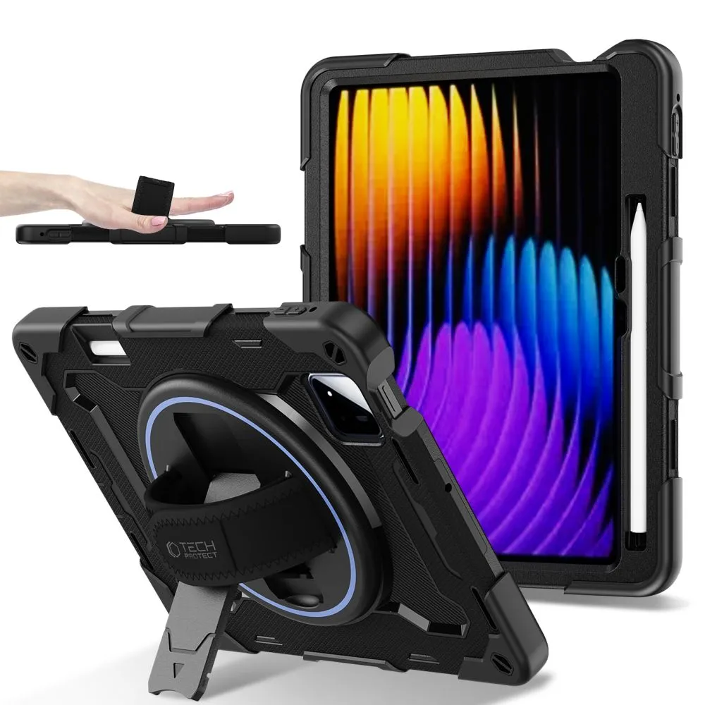 Xiaomi Pad 8/ 8 Pro 11.2 Telefona vāciņš melns TECH-PROTECT SOLID