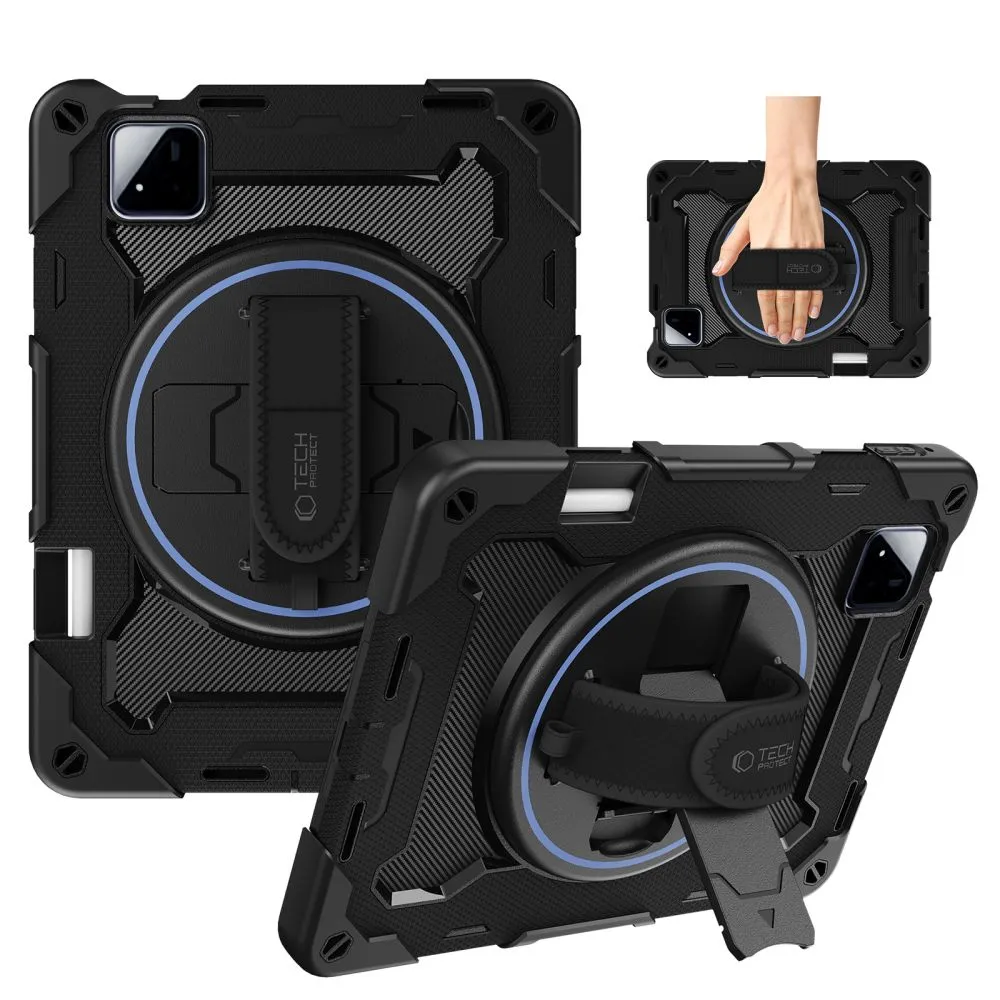 Xiaomi Pad 8/ 8 Pro 11.2 Telefona vāciņš melns TECH-PROTECT SOLID