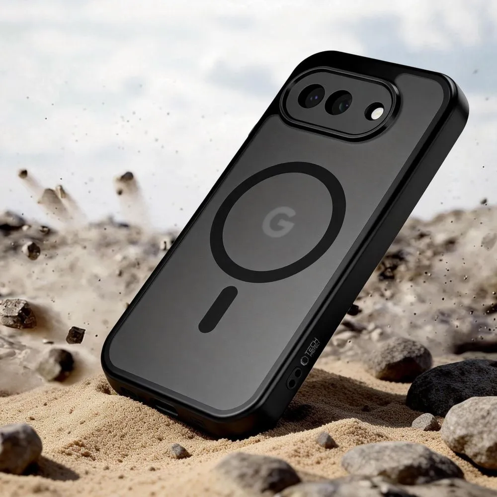 Google Pixel 10A Telefona vāciņš melns TECH-PROTECT MAGMAT MAGSAFE