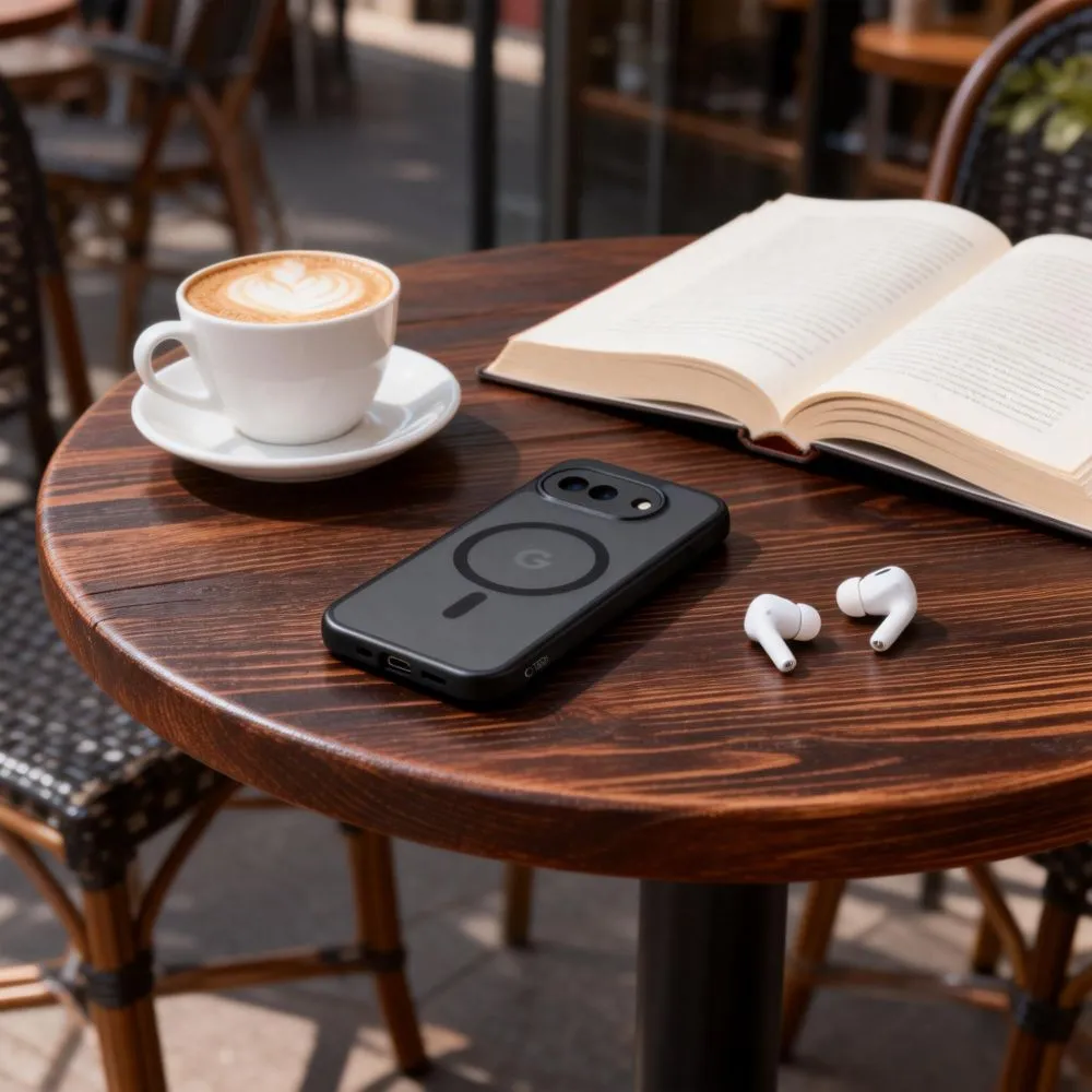 Google Pixel 10A Telefona vāciņš melns TECH-PROTECT MAGMAT MAGSAFE