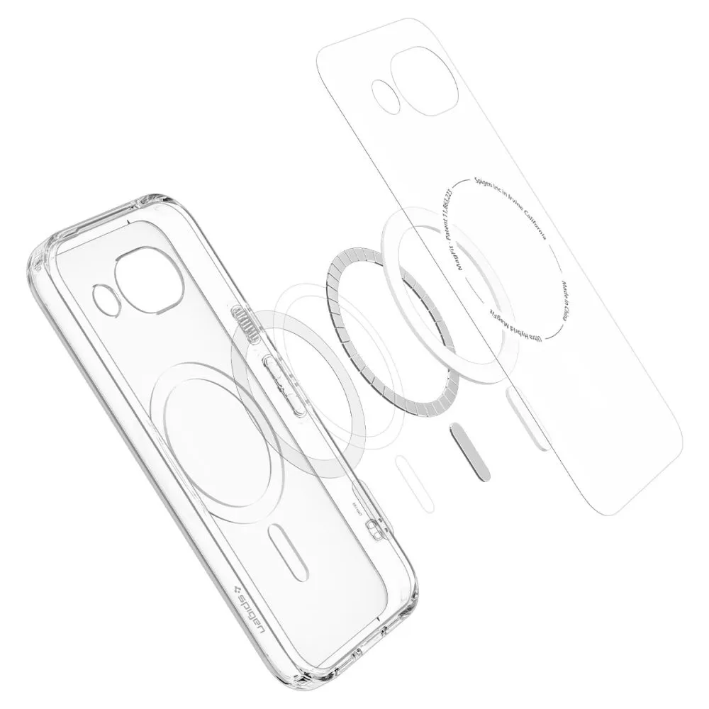 Google Pixel 10A Telefona vāciņš caurspīdīgs SPIGEN ULTRA HYBRID MAG MAGSAFE