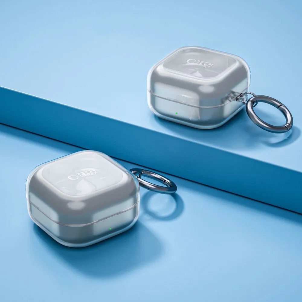 Samsung Galaxy Buds 4 / Pro Aizsargvāciņi un maciņi caurspīdīgs TECH-PROTECT FLEXAIR