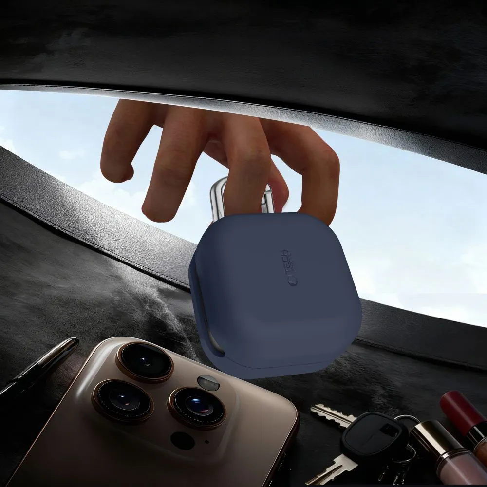 Samsung Galaxy Buds 4 / Pro Aizsargvāciņi un maciņi melns TECH-PROTECT SILICONE HOOK