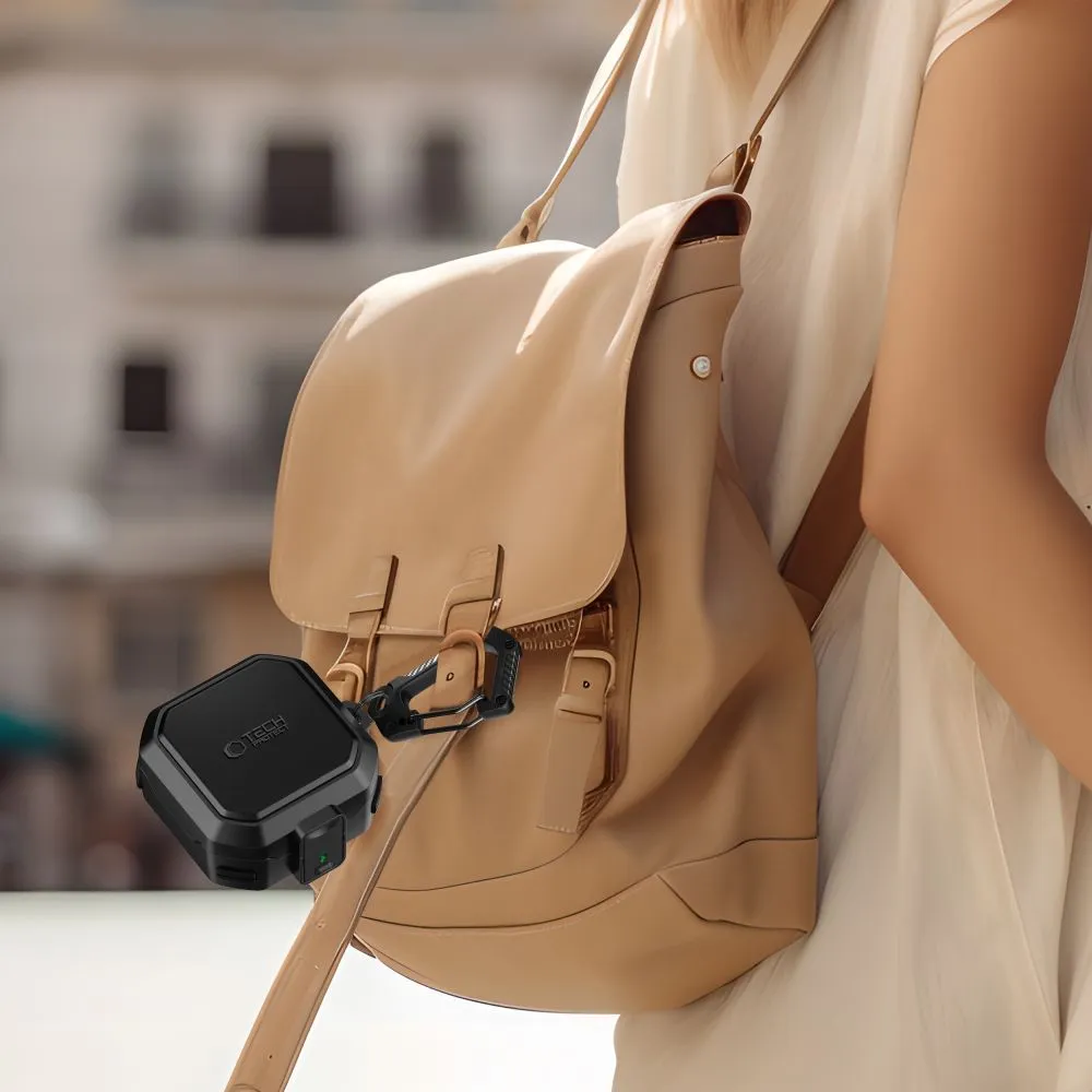Samsung Galaxy Buds 4 / Pro Aizsargvāciņi un maciņi melns TECH-PROTECT CARBONOX MAGSAFE
