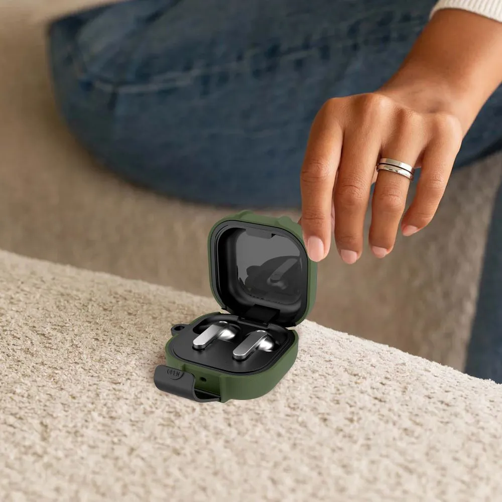 Samsung Galaxy Buds 4 / Pro Aizsargvāciņi un maciņi zaļš TECH-PROTECT SLIM HOOK