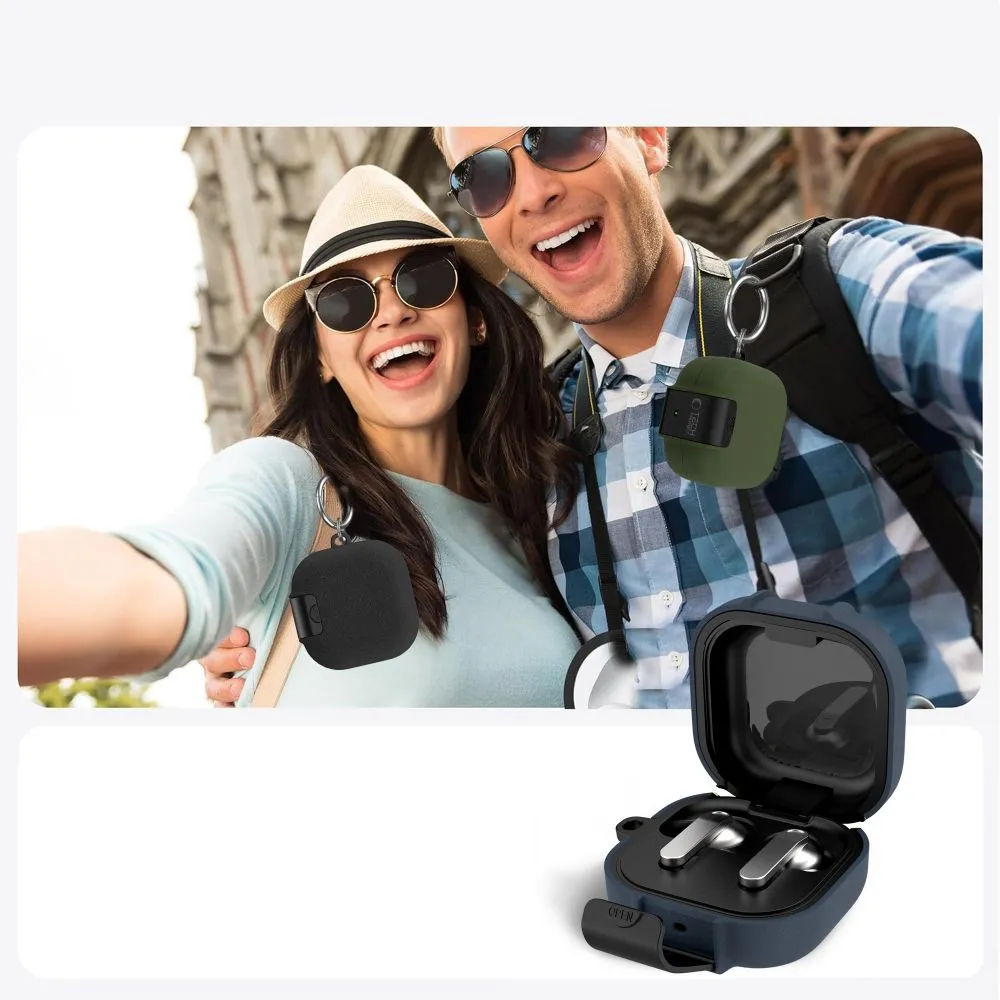 Samsung Galaxy Buds 4 / Pro Aizsargvāciņi un maciņi zaļš TECH-PROTECT SLIM HOOK