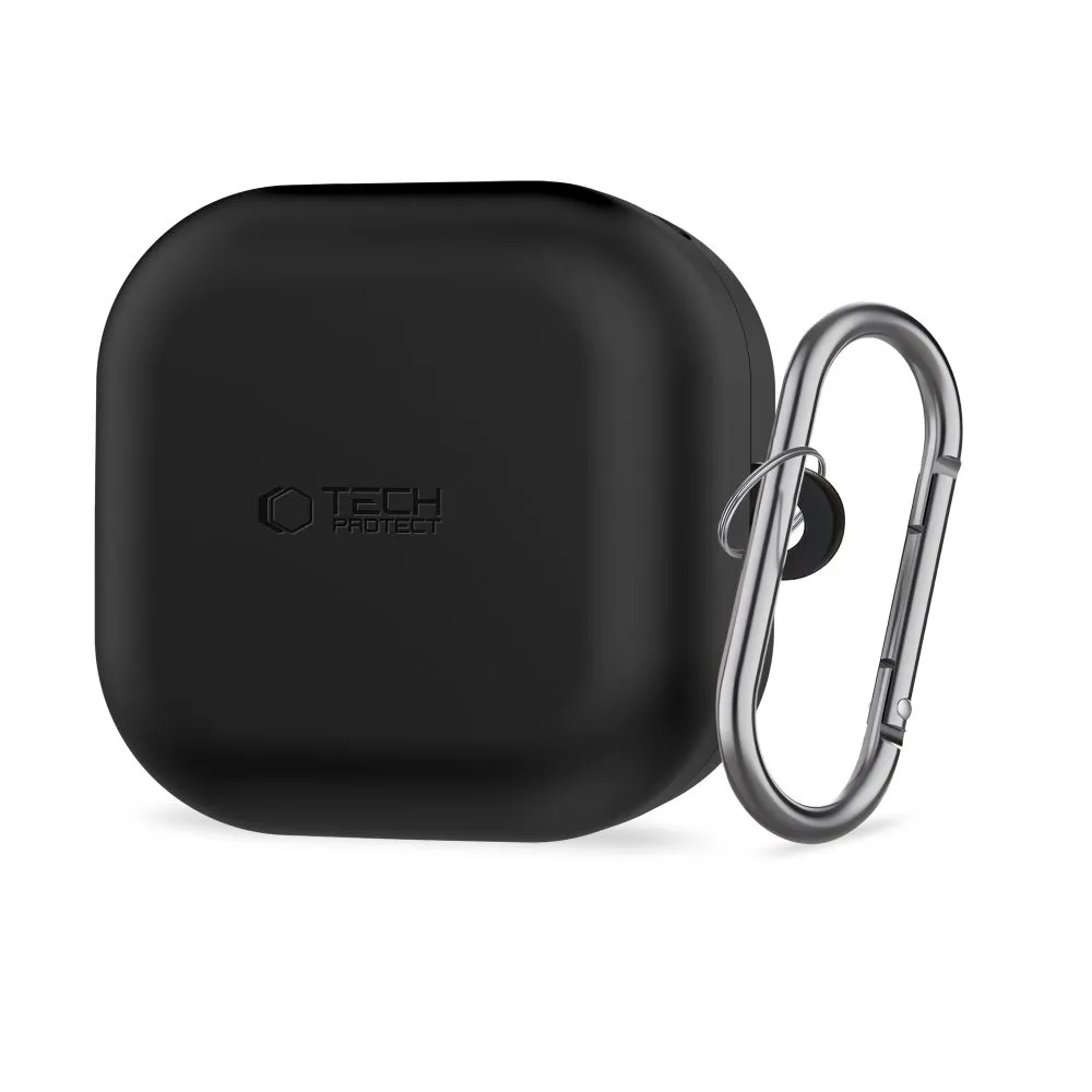 Samsung Galaxy Buds 4 / Pro Aizsargvāciņi un maciņi melns TECH-PROTECT SILICONE HOOK