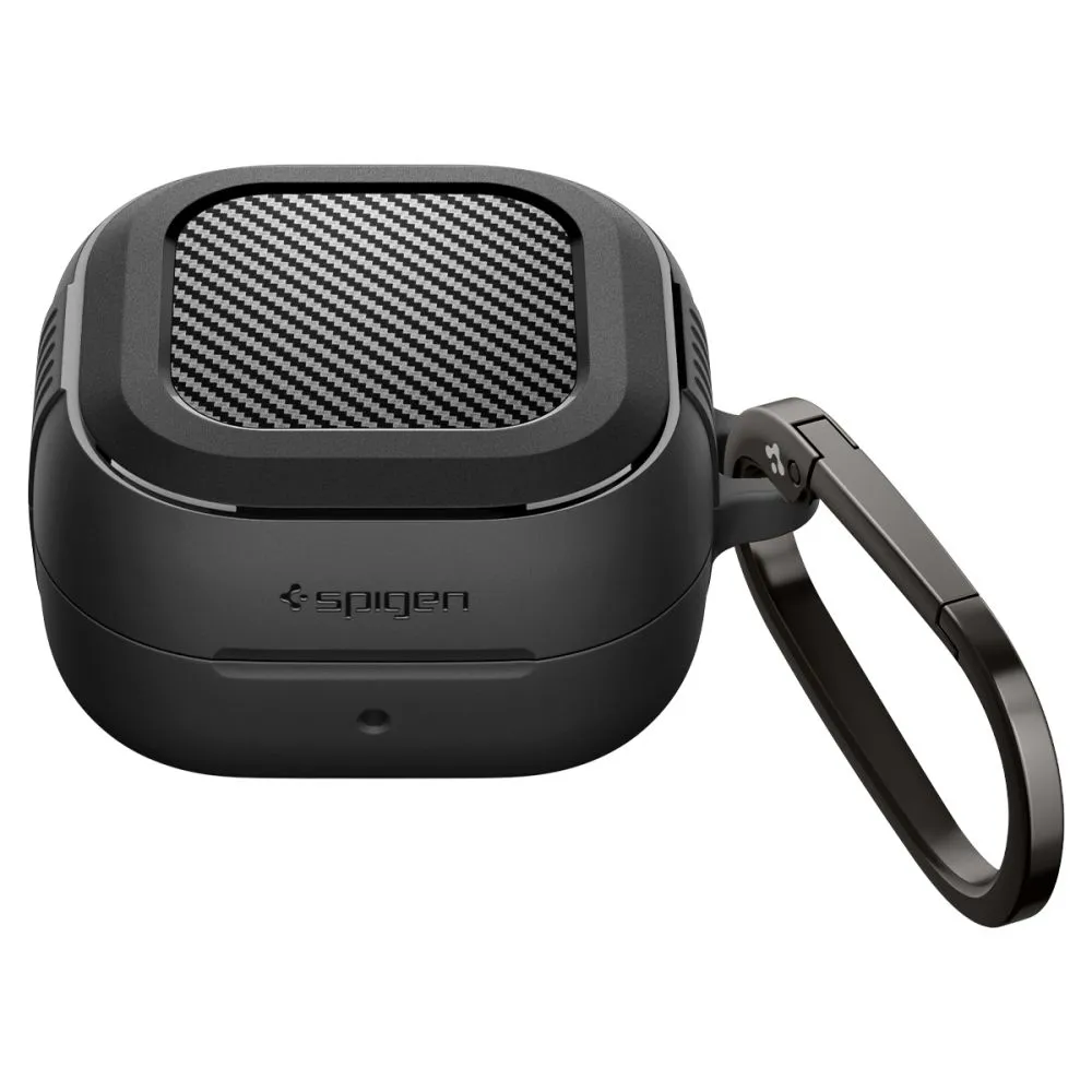 Samsung Galaxy Buds 4 / Pro Aizsargvāciņi un maciņi melns SPIGEN RUGGED ARMOR