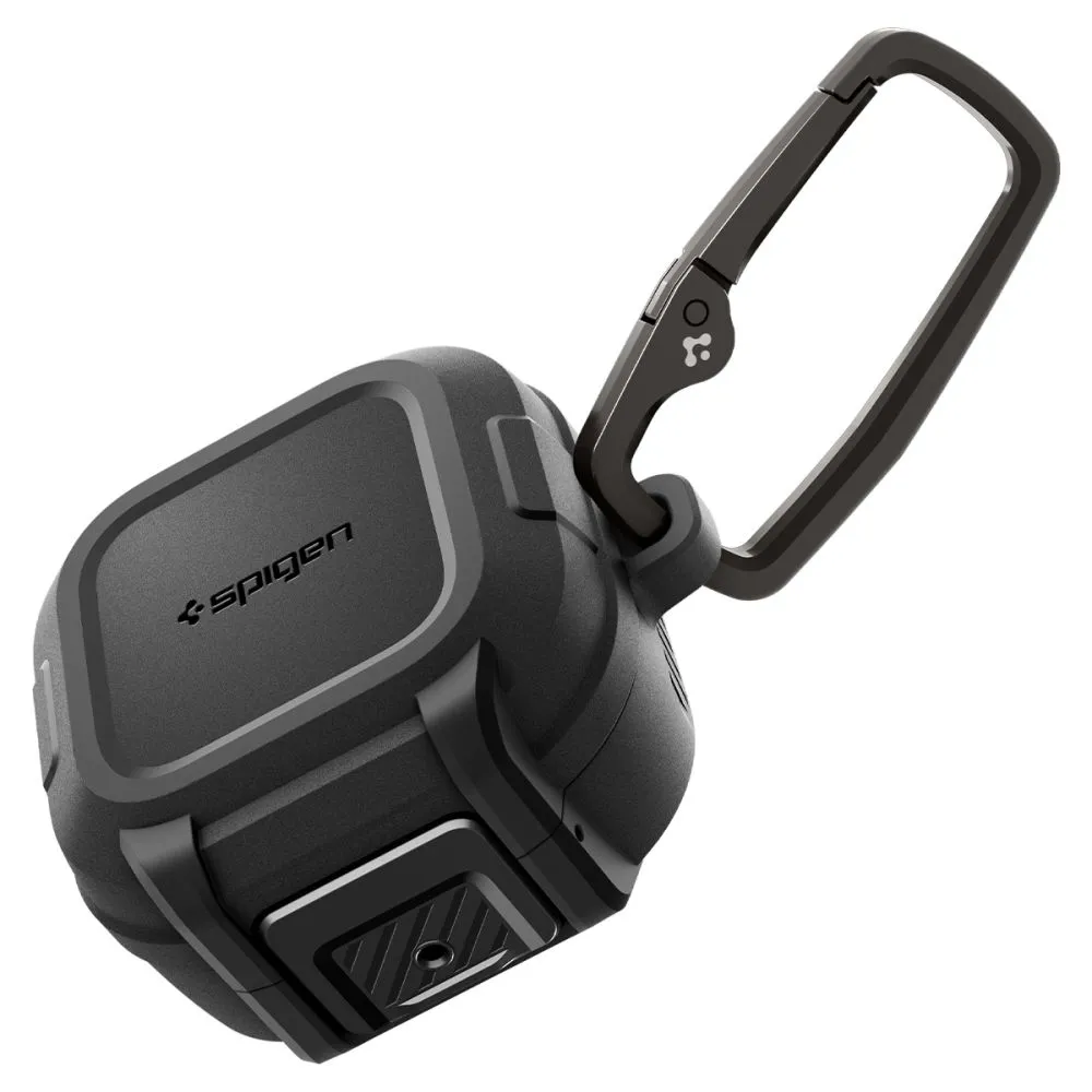 Samsung Galaxy Buds 4 / Pro Aizsargvāciņi un maciņi melns SPIGEN LOCK FIT