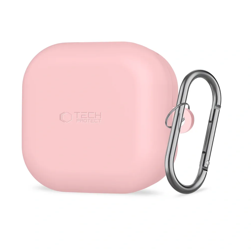 Samsung Galaxy Buds 4 / Pro Aizsargvāciņi un maciņi rozā TECH-PROTECT SILICONE HOOK