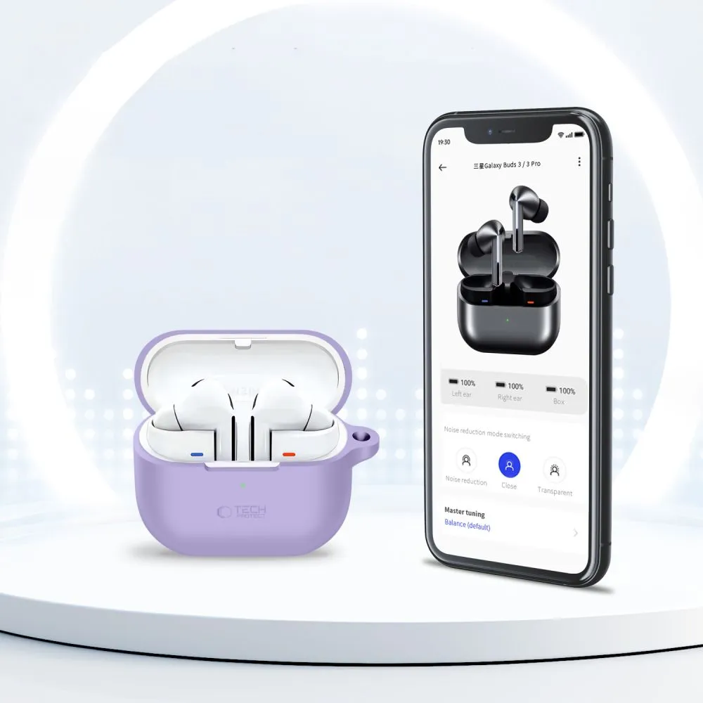Samsung Galaxy Buds 3 / Pro Aizsargvāciņi un maciņi  TECH-PROTECT SILICONE HOOK FE