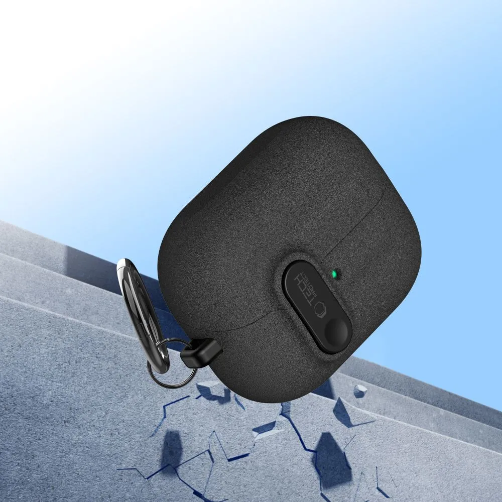 Samsung Galaxy Buds 3 / Pro Aizsargvāciņi un maciņi melns TECH-PROTECT SLIM HOOK FE
