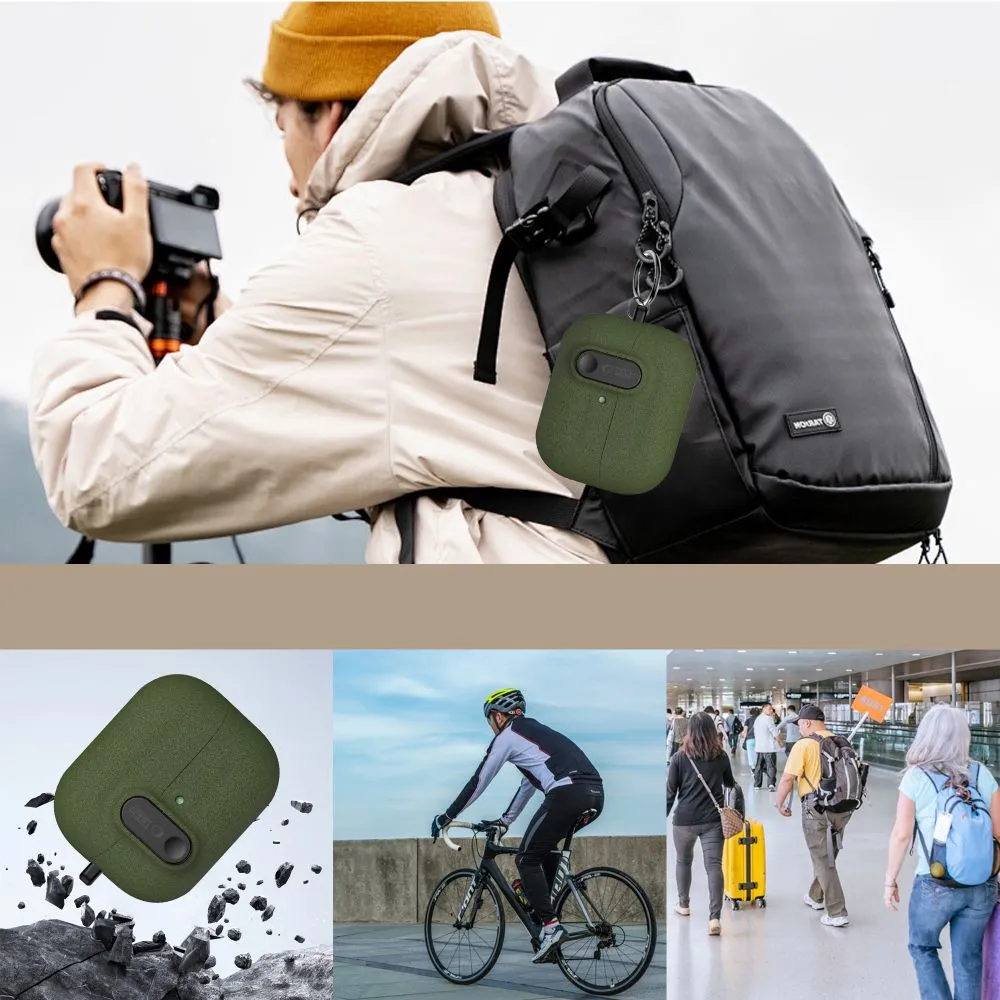 Samsung Galaxy Buds 3 / Pro Aizsargvāciņi un maciņi zaļš TECH-PROTECT SLIM HOOK FE