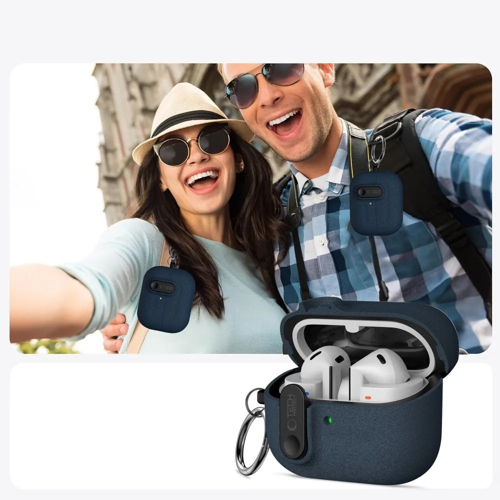 Samsung Galaxy Buds 3 / Pro Aizsargvāciņi un maciņi zils TECH-PROTECT SLIM HOOK FE