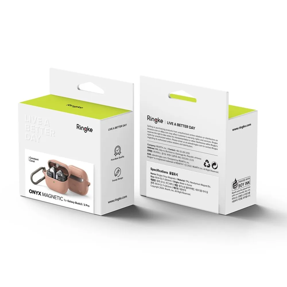 Samsung Galaxy Buds 3 / Pro Aizsargvāciņi un maciņi  RINGKE ONYX MAGNETIC MAGSAFE