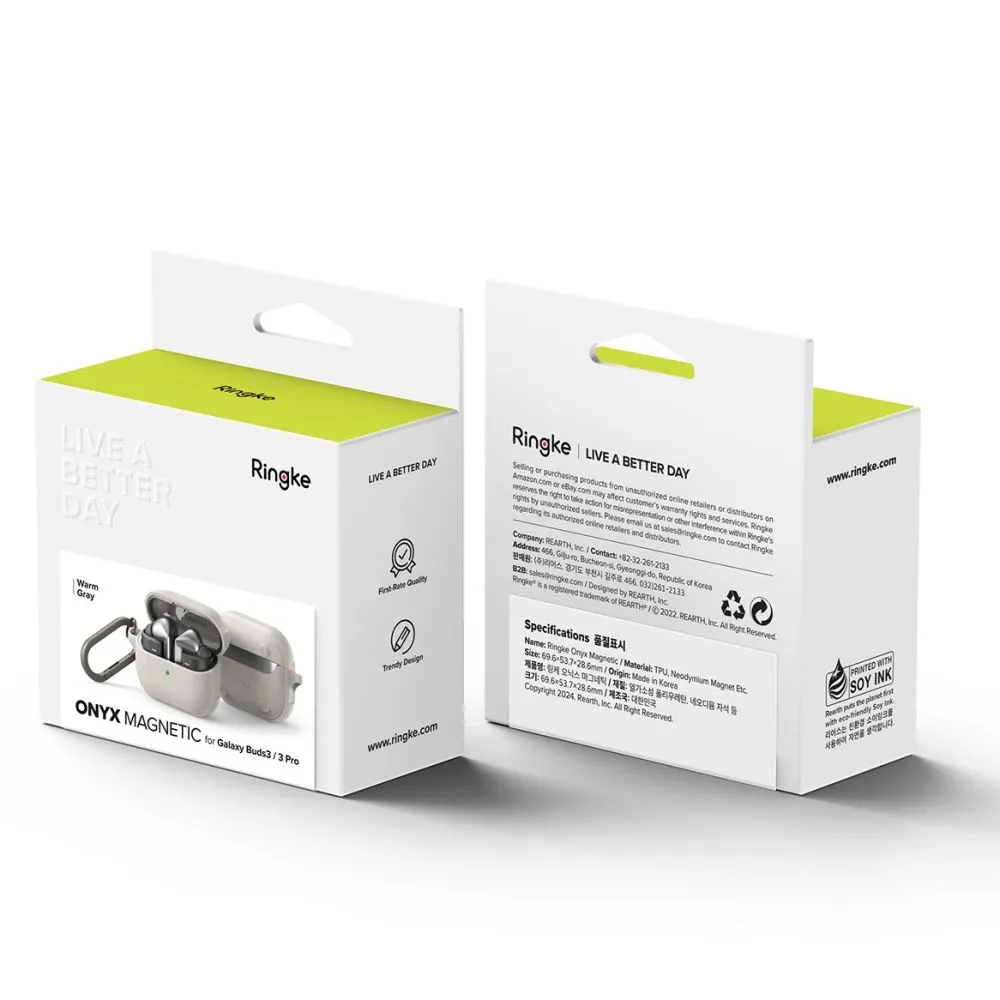 Samsung Galaxy Buds 3 / Pro Aizsargvāciņi un maciņi  RINGKE ONYX MAGNETIC MAGSAFE