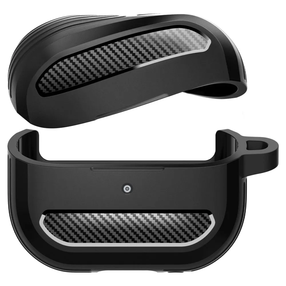 Samsung Galaxy Buds 3 / Pro Suojaavat kotelot ja kuoret musta SPIGEN RUGGED ARMOR PRO