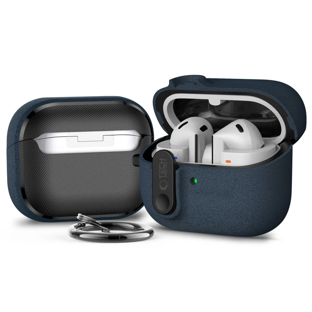 Samsung Galaxy Buds 3 / Pro Aizsargvāciņi un maciņi zils TECH-PROTECT SLIM HOOK FE