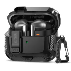 Galaxy Buds Buds 3 / 3 Pro Aizsargvāciņi un maciņi TECH-PROTECT CARBONOX MAGSAFE Samsung Galaxy Buds 3 / 3 FE / 3 Pro