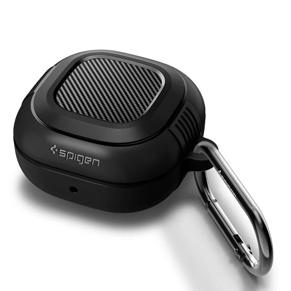 Samsung Galaxy Buds 2 Pro / Live Aizsargvāciņi un maciņi melns SPIGEN Rugged Armor