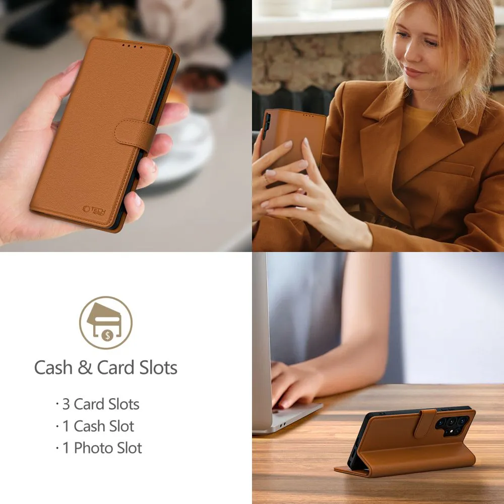 Apple iPhone 17e Telefona maciņš brūns TECH-PROTECT WALLET