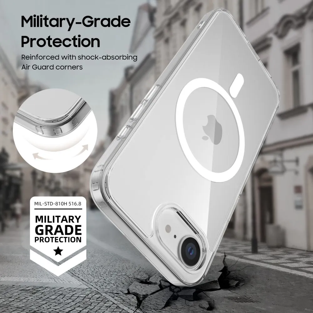 Apple iPhone 17e Telefona vāciņš caurspīdīgs TECH-PROTECT FLEXAIR HYBRID MAGSAFE