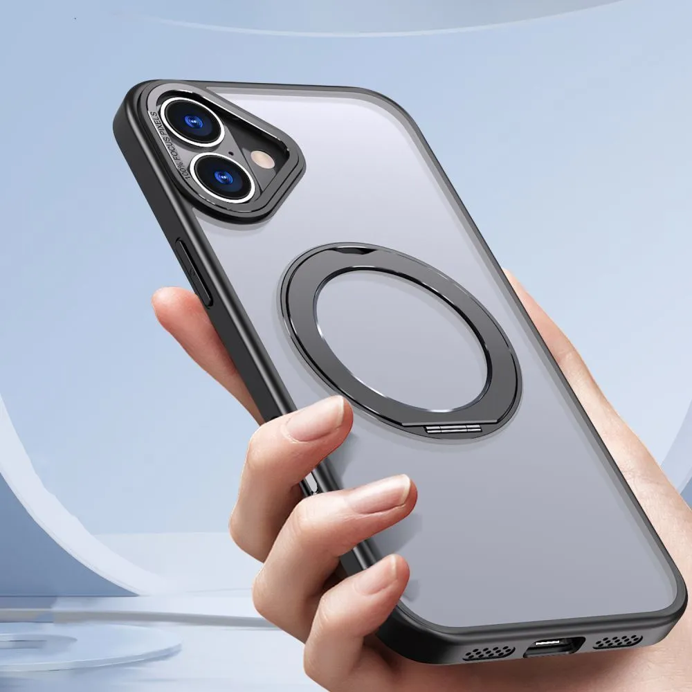 Apple iPhone 17e Telefona vāciņš melns TECH-PROTECT MAGRING MAGSAFE