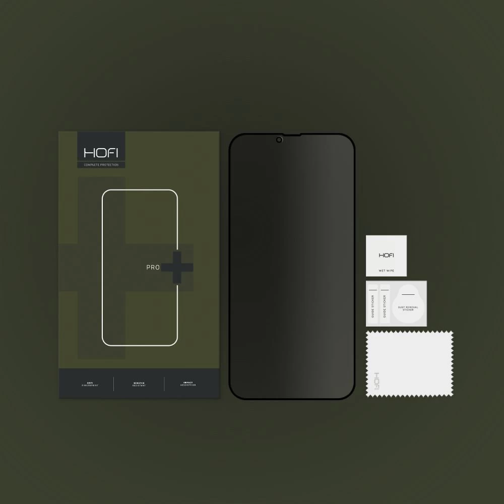 Apple iPhone 17e Aizsargstikls  HOFI ANTI SPY GLASS PRO+ PRIVACY